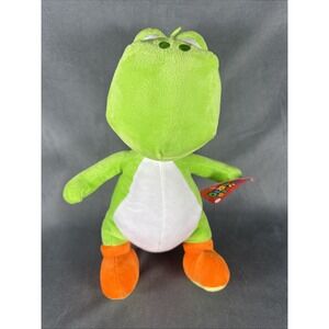Nintendo‎ Super Mario Green Yoshi 16"  Plush Stuffed Doll New With Tags